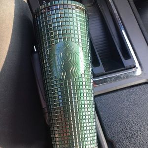 Starbucks Grid Green Cup (NWT)